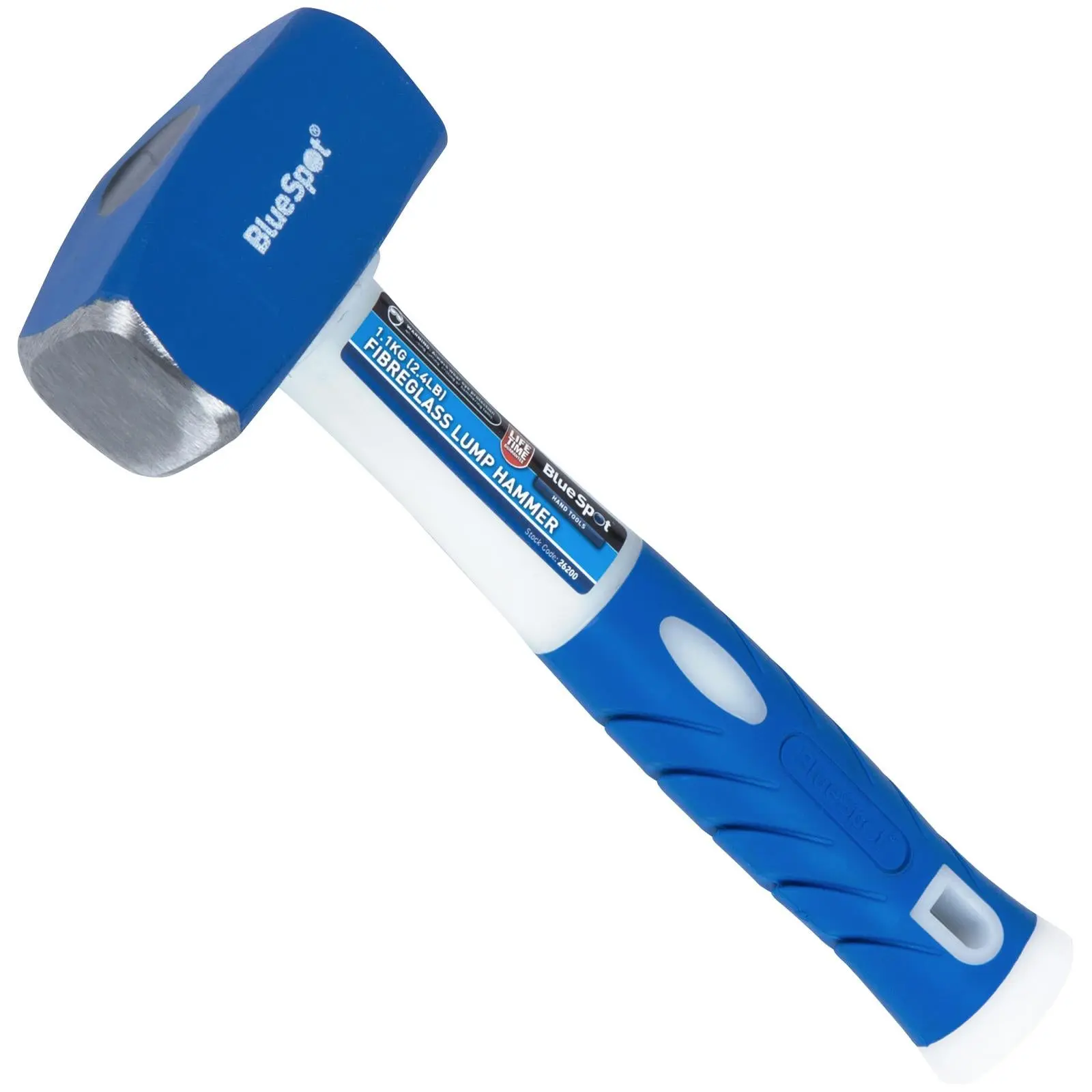 BlueSpot Fibreglass Lump Hammer 1.1kg 2.4lb