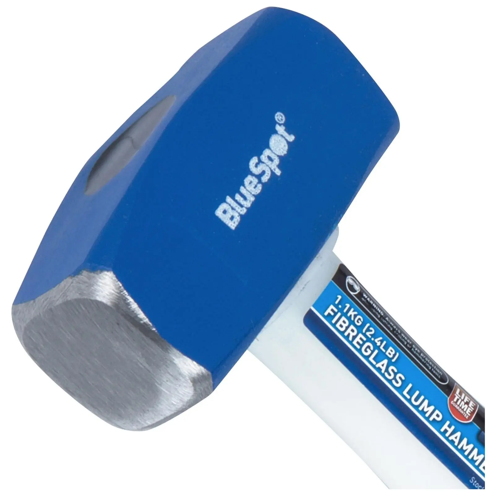 BlueSpot Fibreglass Lump Hammer 1.1kg 2.4lb - Image 2