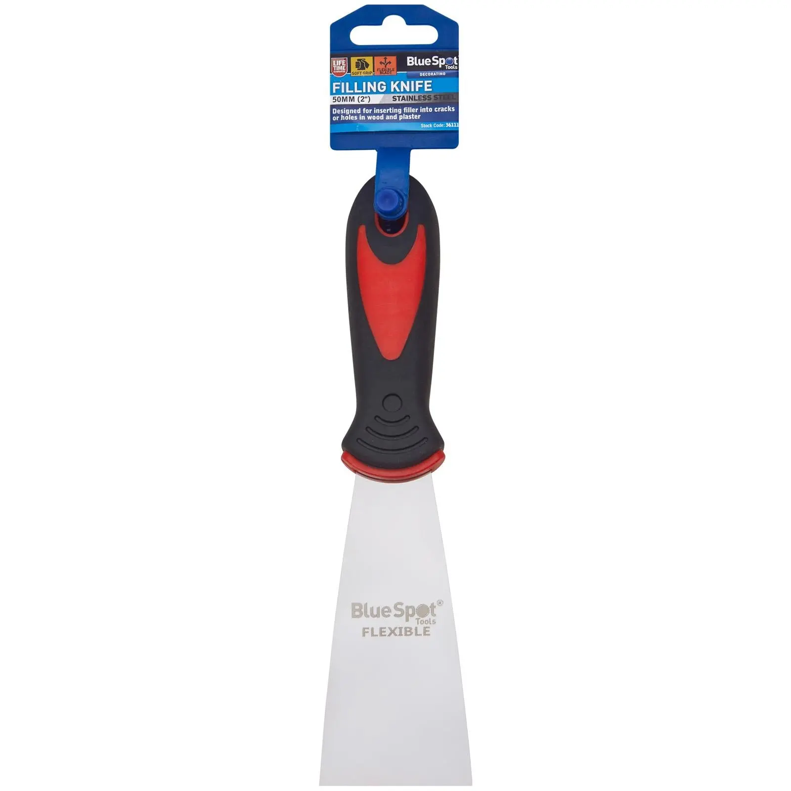 BlueSpot Filling Knife 50mm 2in Soft Grip Handle - Image 2