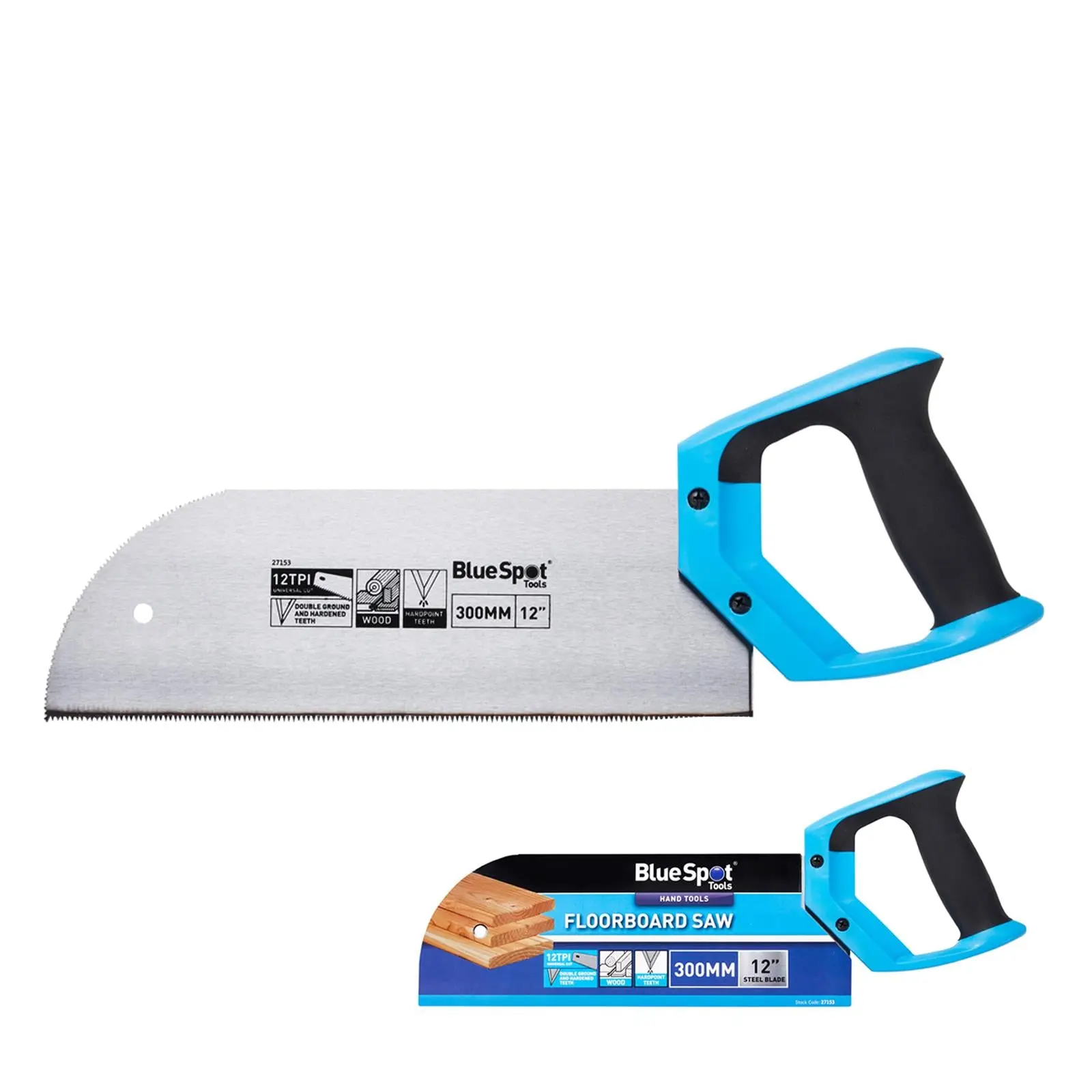 BlueSpot Floorboard Saw 300mm 12in 12TPI