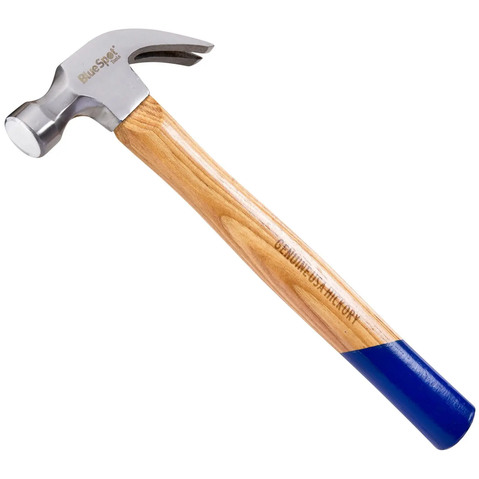 BlueSpot Genuine Hickory Claw Hammer 16oz 450g