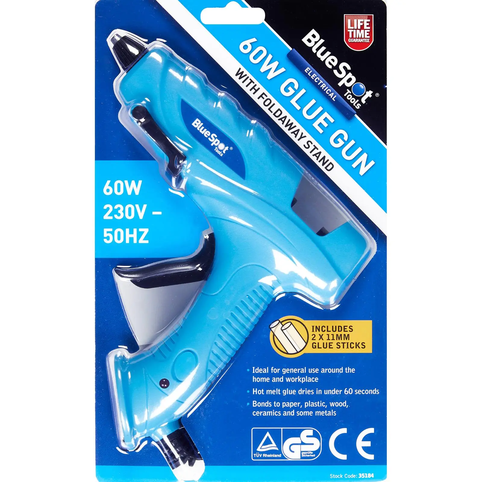 BlueSpot Glue Gun With Foldaway Stand 60 Watt - Image 3
