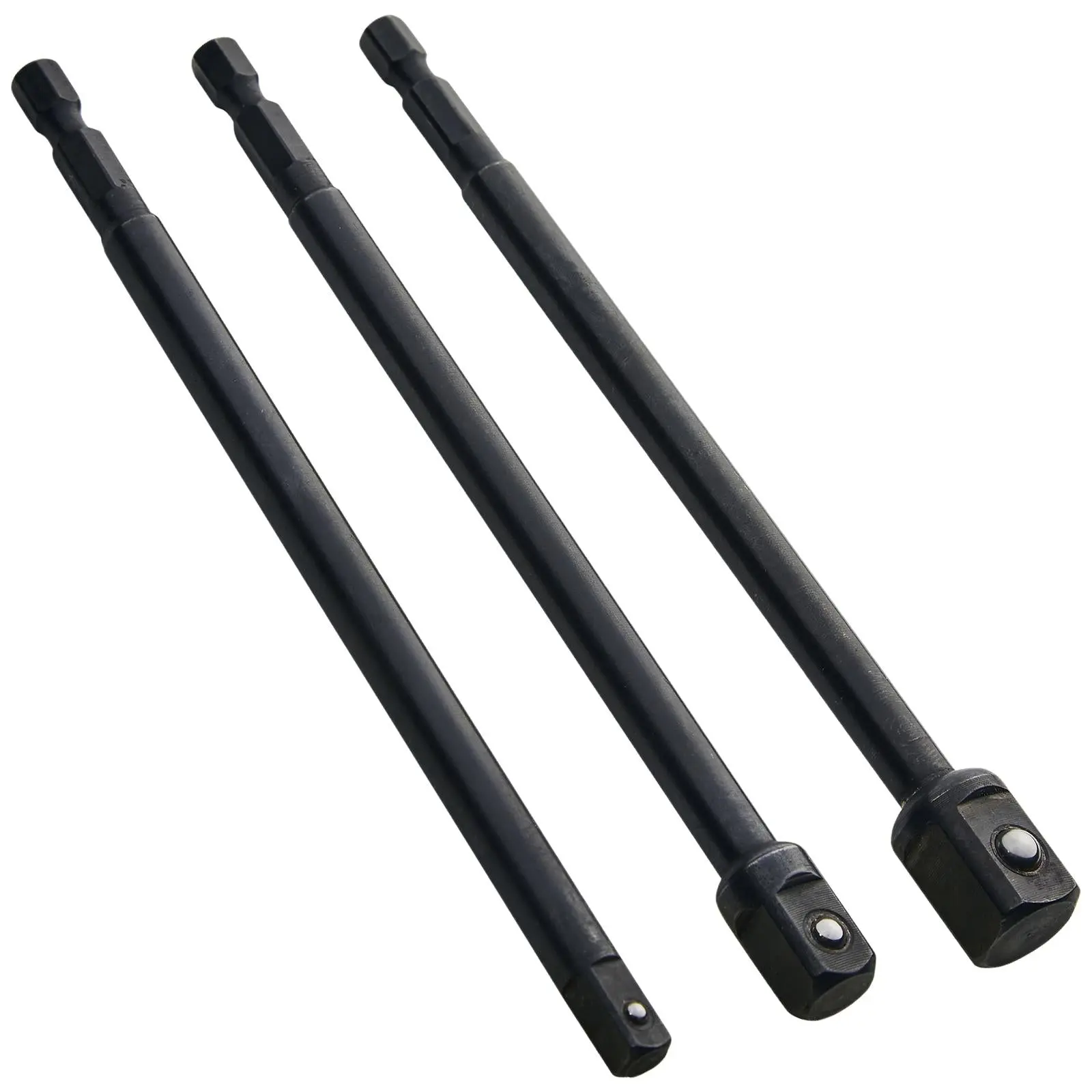 BlueSpot Impact Socket Adaptor Set 150mm 1/4" 3/8" 1/2" Drive 3 Piece - Image 3