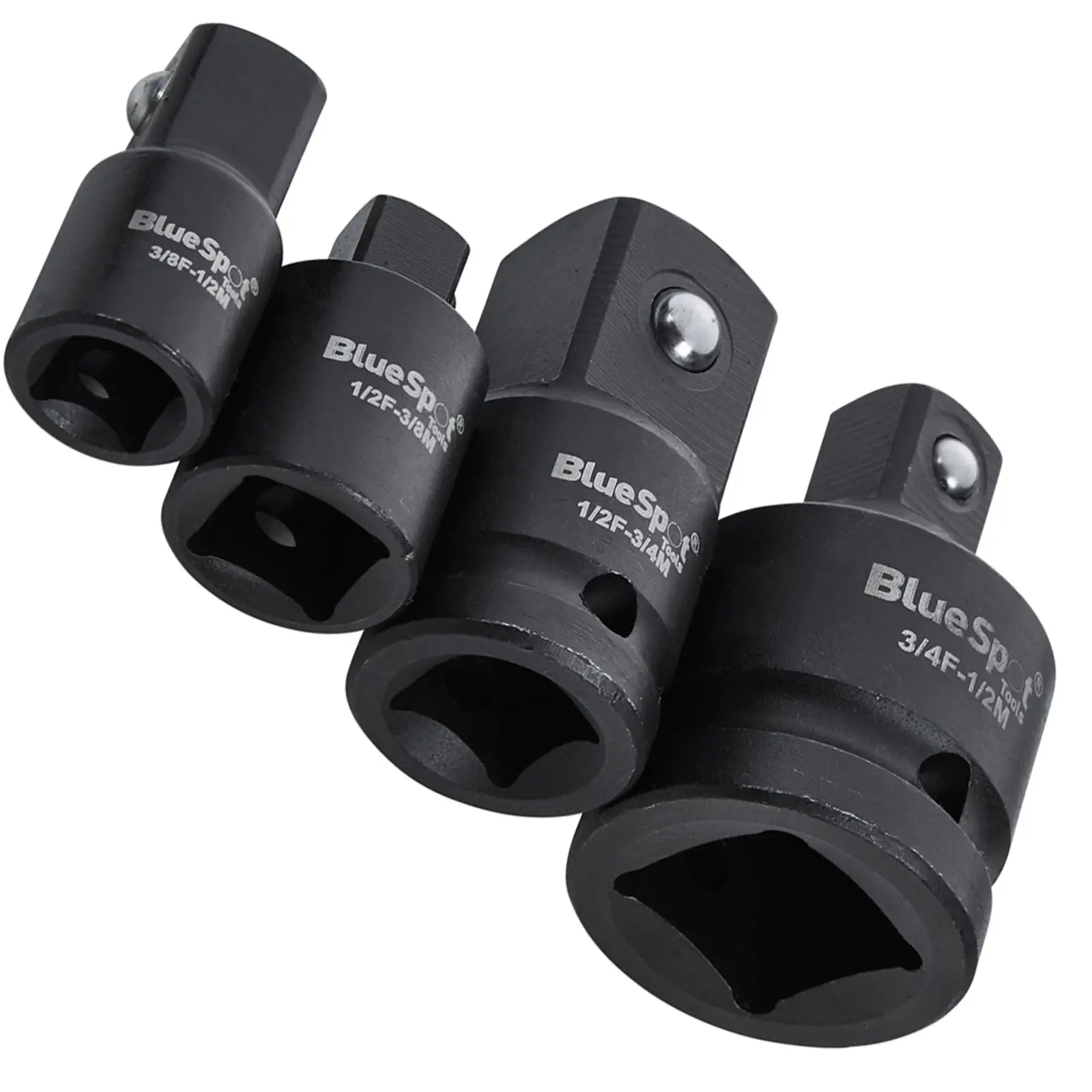BlueSpot Impact Socket Adaptor Set 4 Piece 3/8" 1/2" 3/4 - Image 3