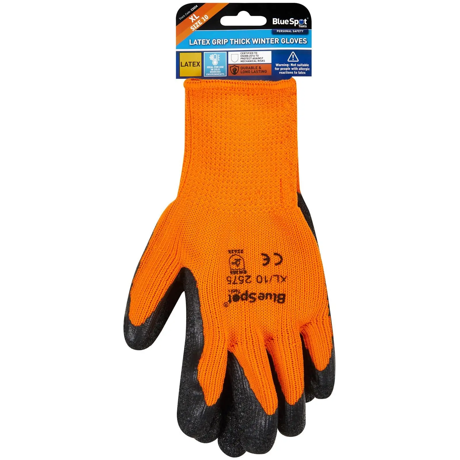 BlueSpot Latex Grip Thick Winter Gloves Medium Large X-Large XX-Large - Image 2