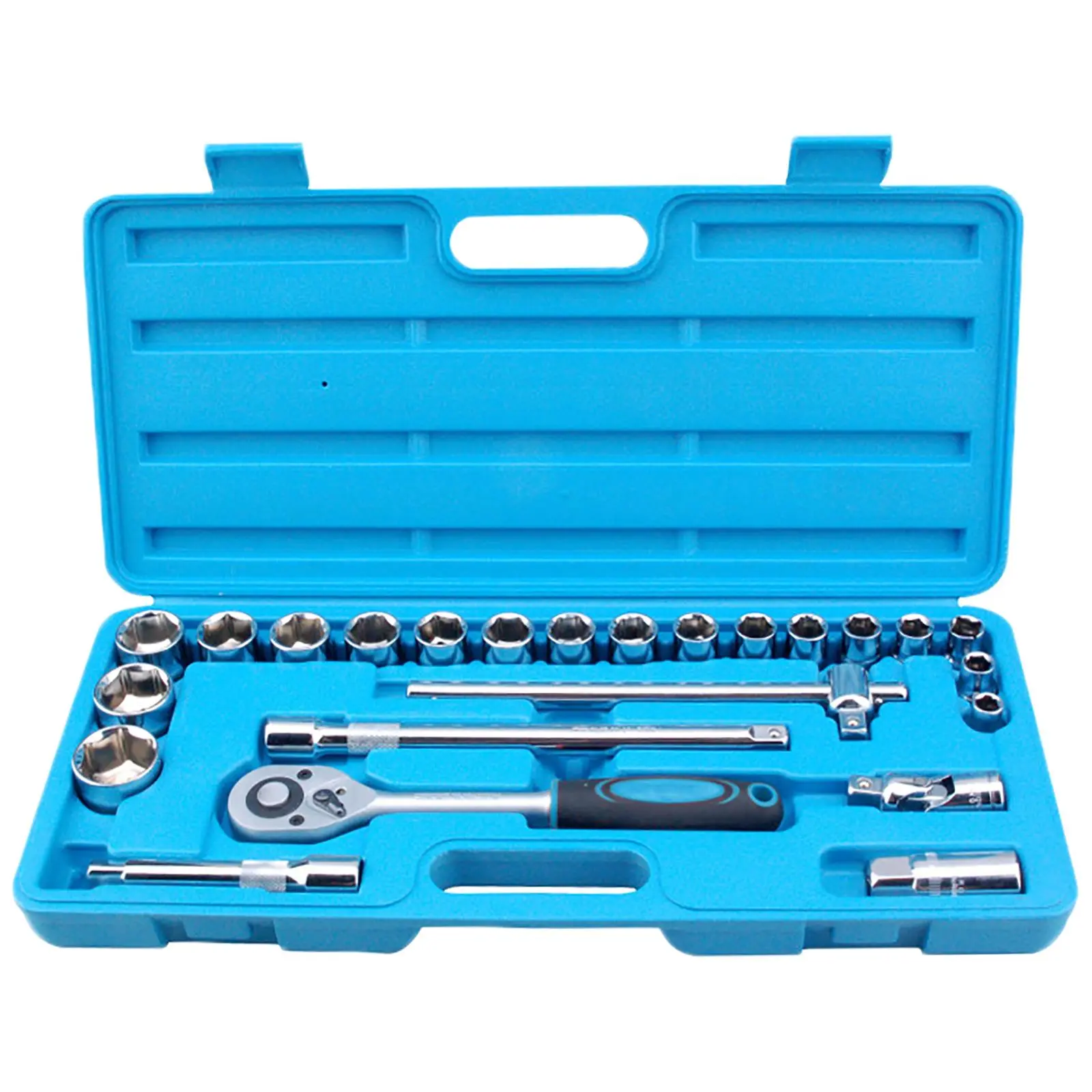 BlueSpot Metric Socket Set 1/2" Drive 24 Piece 10-32mm Plastic Storage Case - Image 3