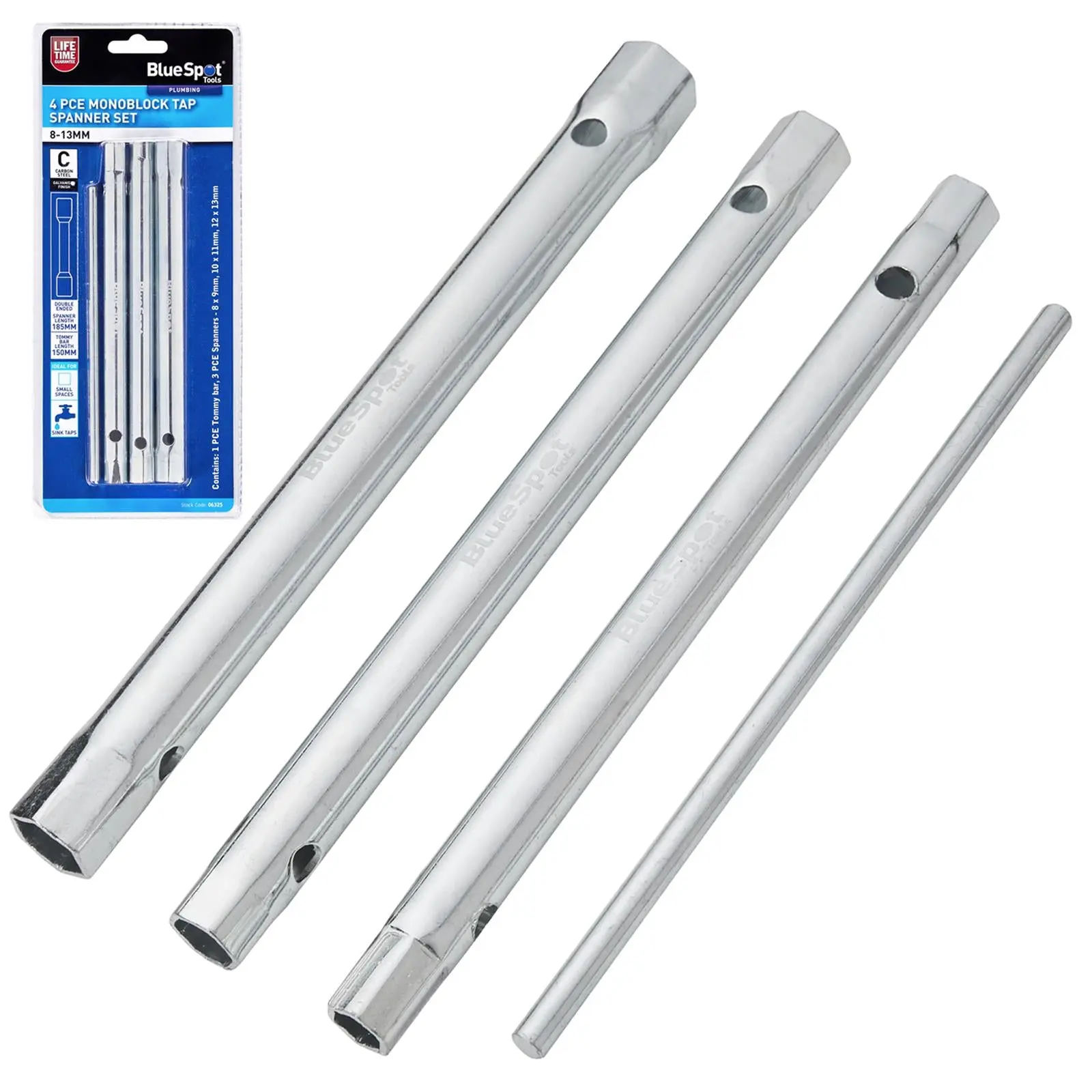 BlueSpot Monoblock Tap Spanner Set 4 Piece 8-13mm - Image 3