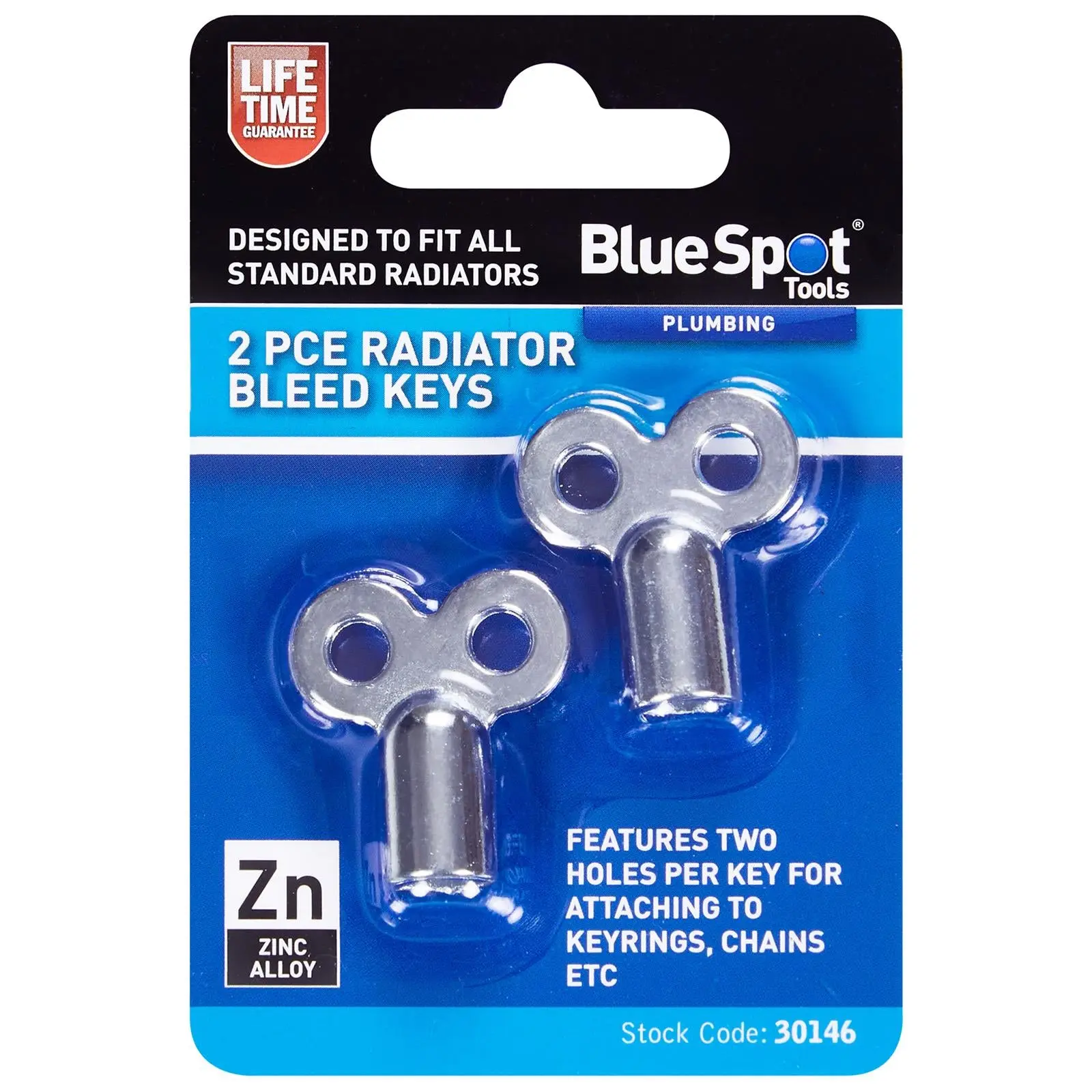 BlueSpot Radiator Bleed Keys 2 Piece