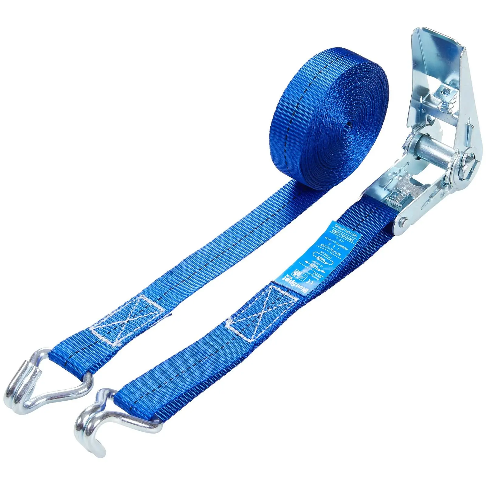 BlueSpot Ratchet Tie Down Heavy Duty Cargo Lash 25mm x 6m