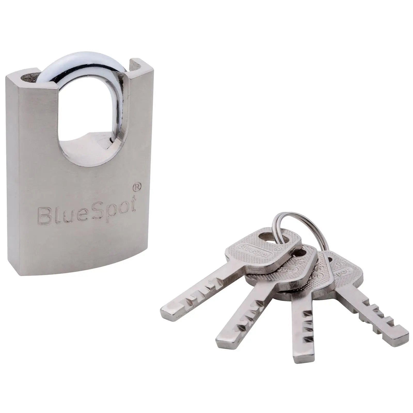 BlueSpot Shrouded Satin Finish Padlock 40mm - Image 2