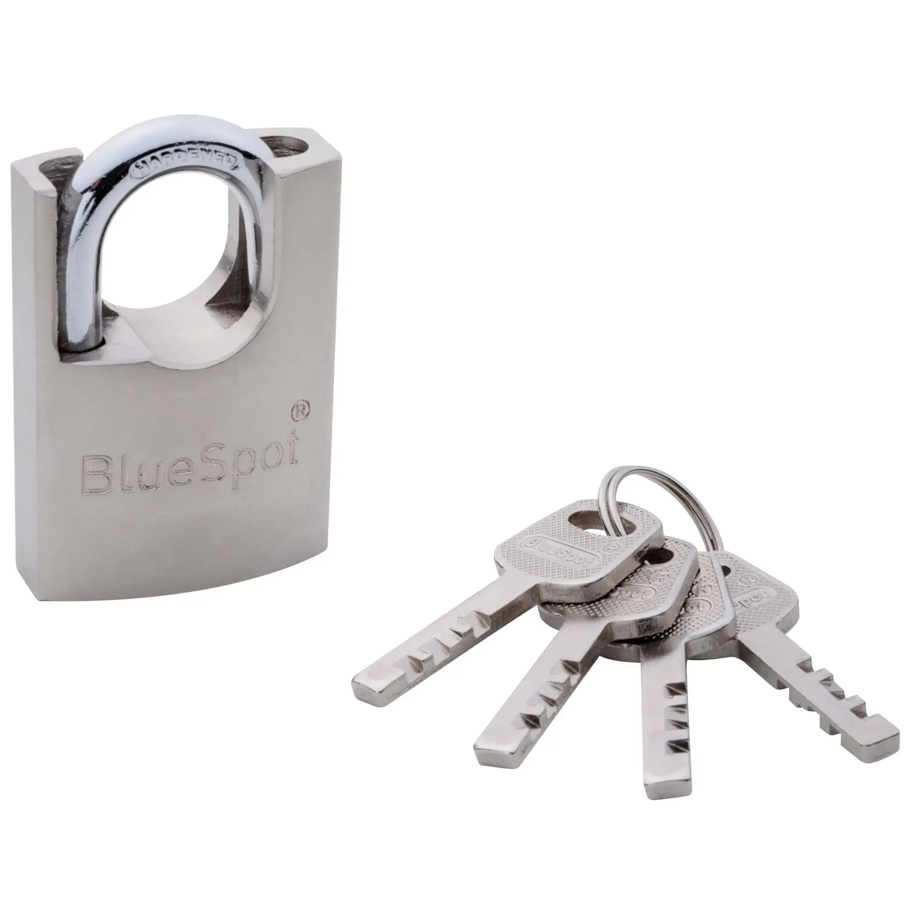 BlueSpot Shrouded Satin Finish Padlock 60mm - Image 2