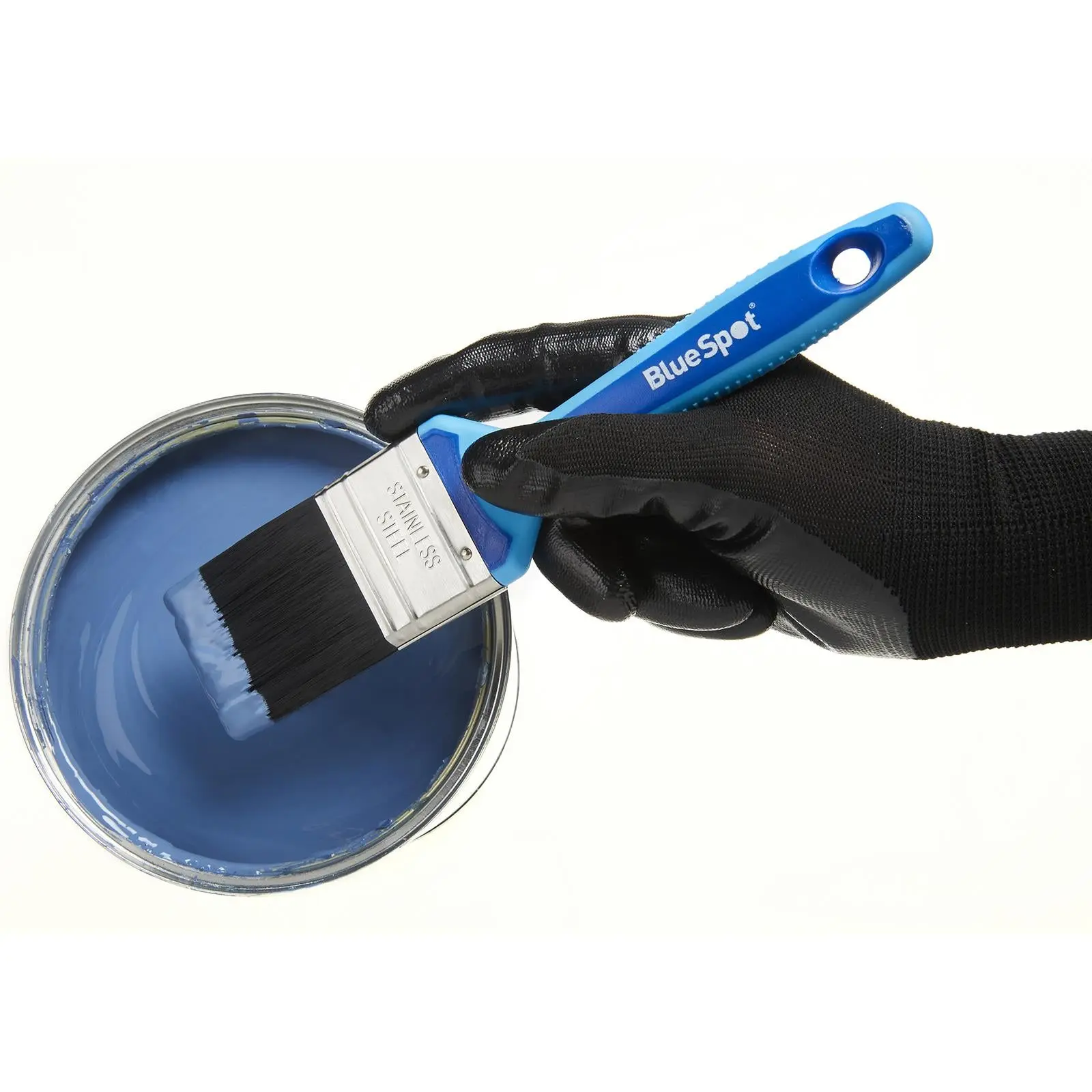 BlueSpot Synthetic Paint Brush Set with Soft Grip Handle 5 Piece 25mm-50mm - Image 3