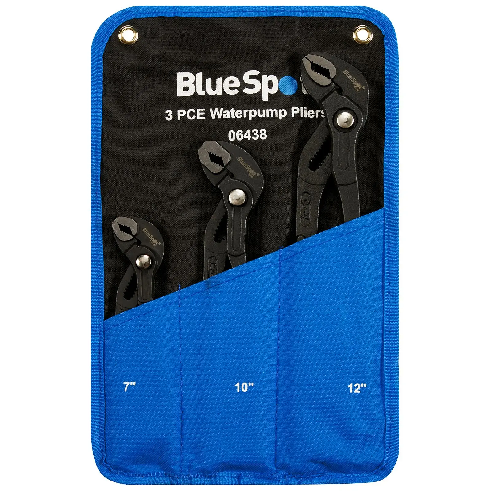 BlueSpot Waterpump Pliers In Wallet 175mm-300mm 3 Piece - Image 3