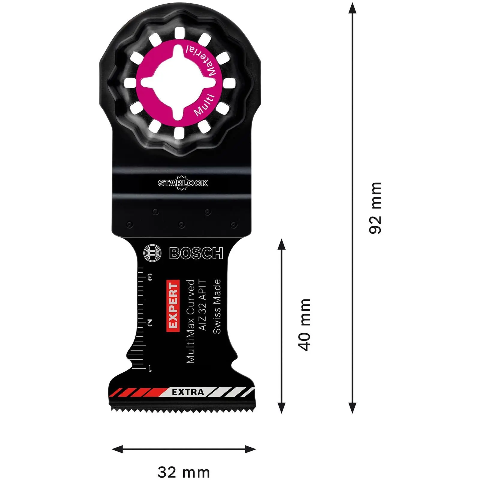Bosch EXPERT Multi Tool Blade Starlock 32mm x 40mm Carbide Technology AIZ 32 APIT MultiMax - Image 4