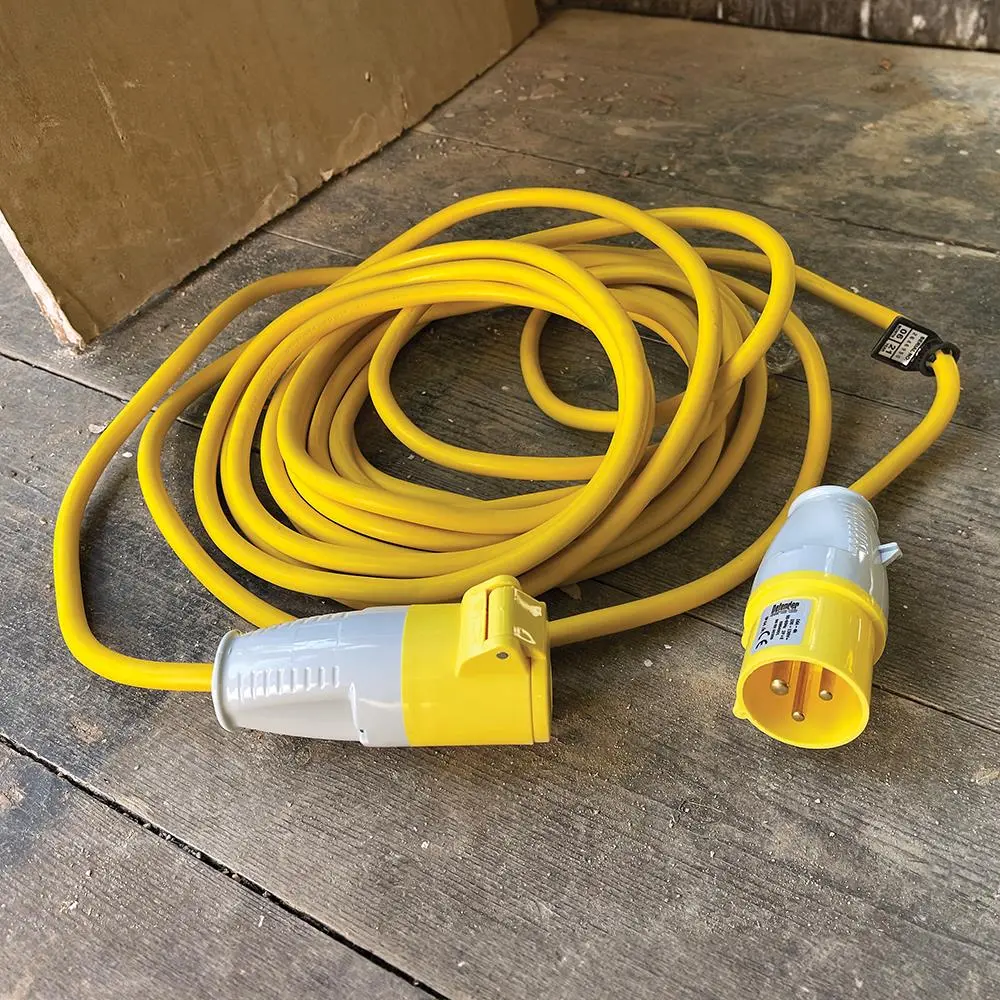 Defender Arctic Extension Lead Yellow 16A 2.5mm2 10m 110V E85123 - Image 2