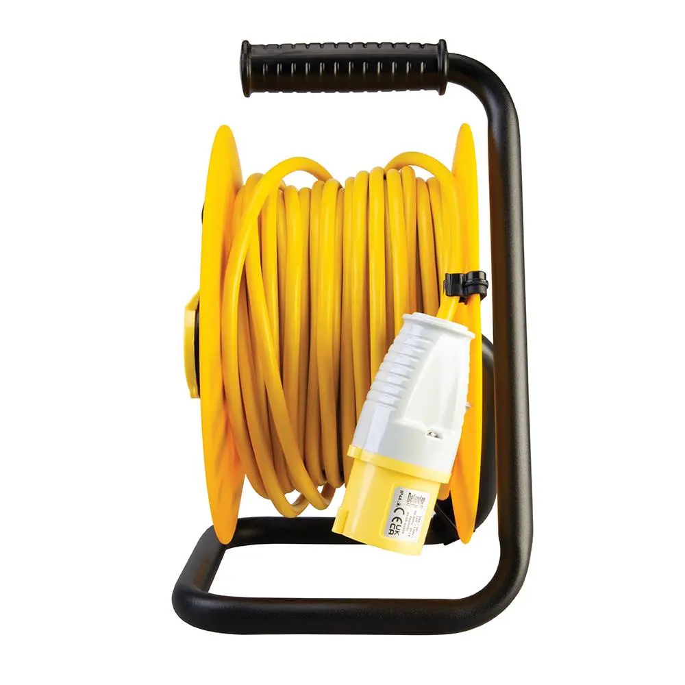 Defender Industrial Cable Reel 25m 110V 16A E86450 - Image 5