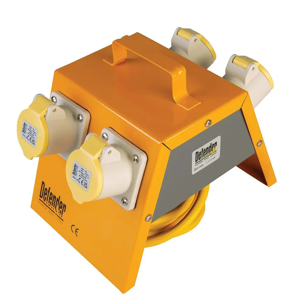 Defender Splitter Box 4 x 16A 110V E13104 - Image 6