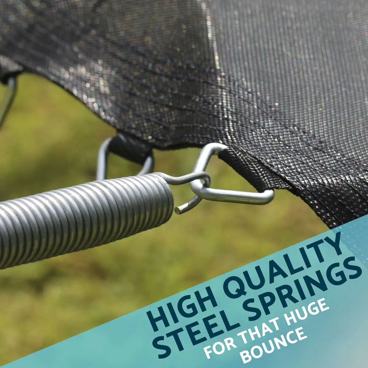 Dellonda 10ft Heavy-Duty Outdoor Trampoline with Safety Enclosure Net - Image 9
