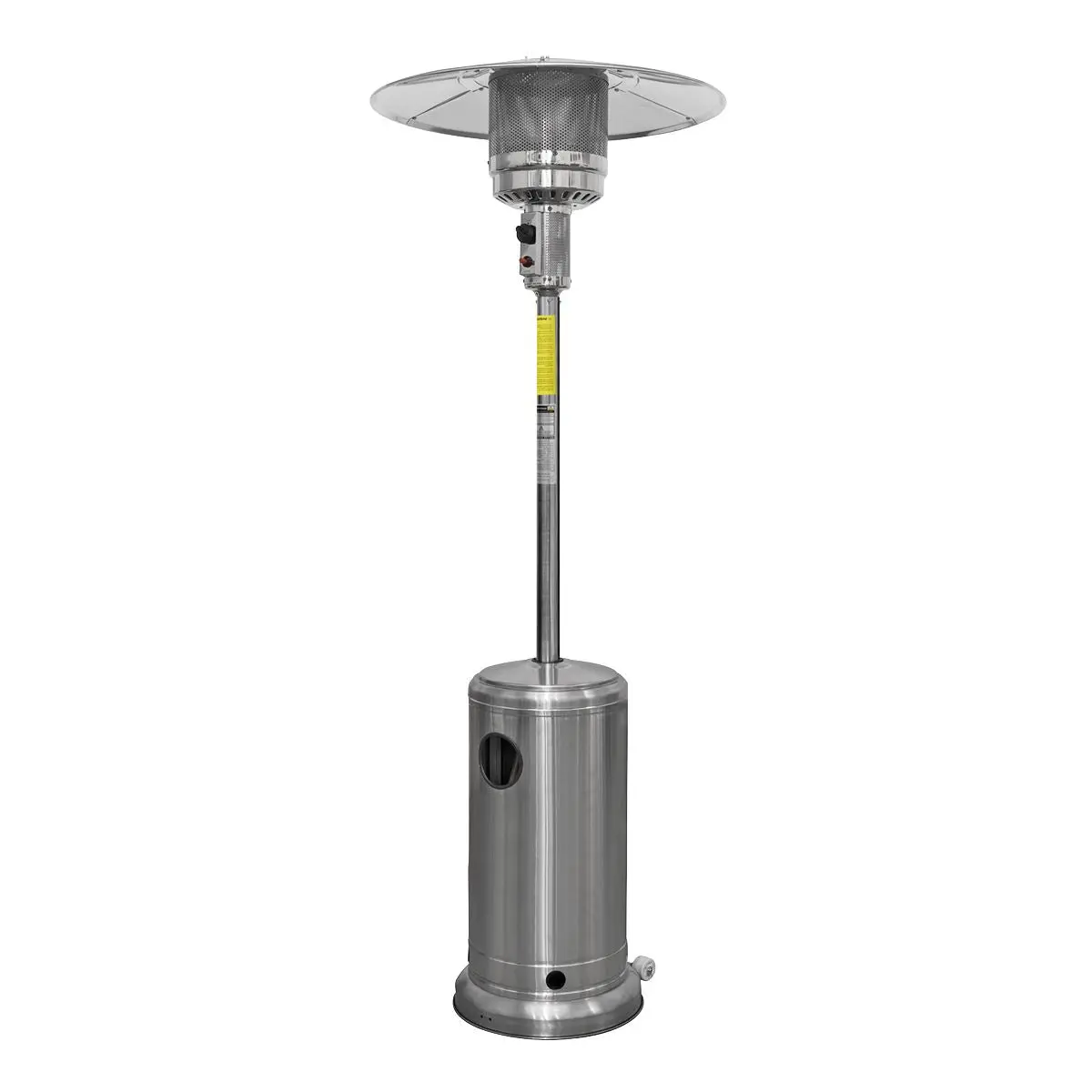Dellonda 13kW Stainless Steel Commercial Gas Outdoor Garden Patio Heater, Wheels - Image 11