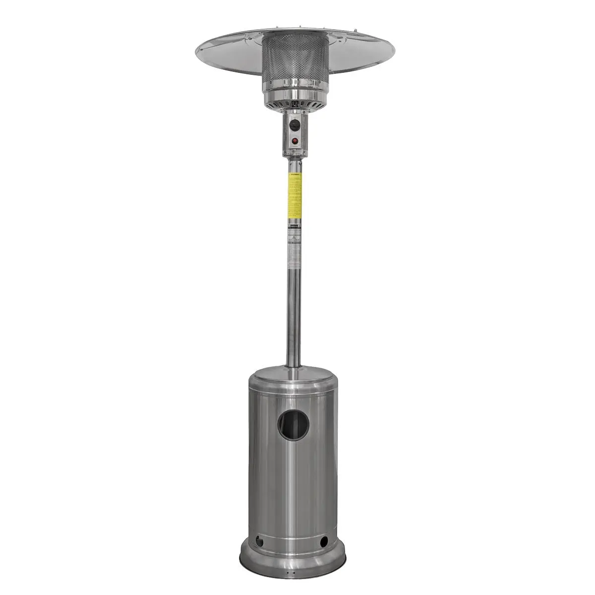 Dellonda 13kW Stainless Steel Commercial Gas Outdoor Garden Patio Heater, Wheels - Image 2