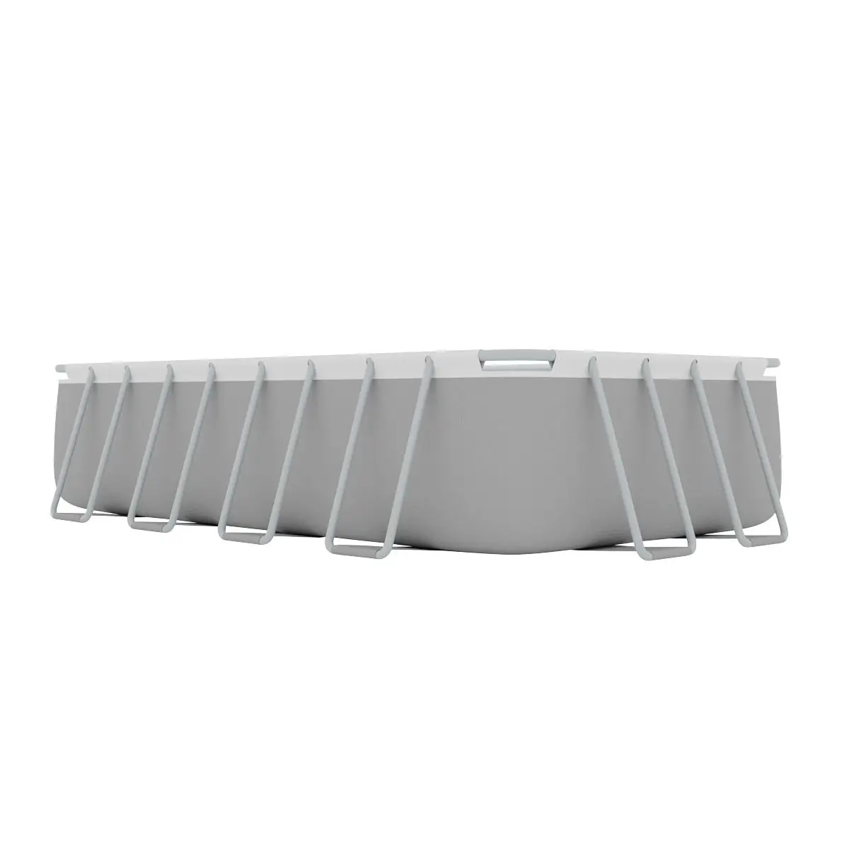 Dellonda 18ft Deluxe Steel Frame Swimming Pool, Rectangular with Filter Pump - Image 3