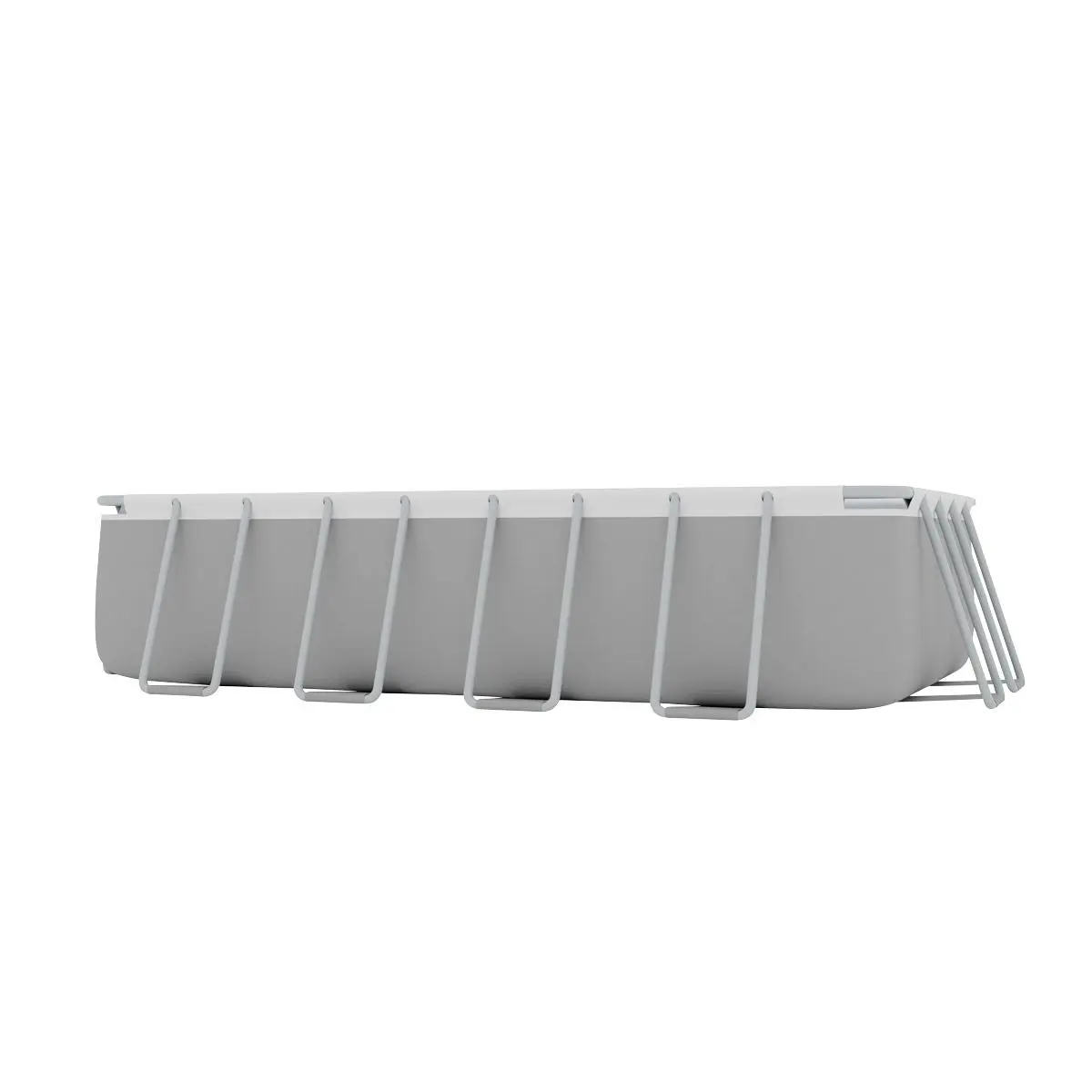 Dellonda 18ft Deluxe Steel Frame Swimming Pool, Rectangular with Filter Pump - Image 6