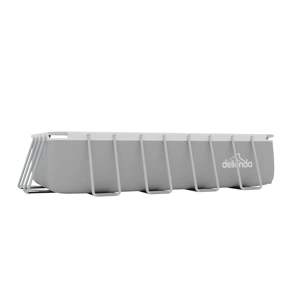 Dellonda 18ft Deluxe Steel Frame Swimming Pool, Rectangular with Filter Pump - Image 7