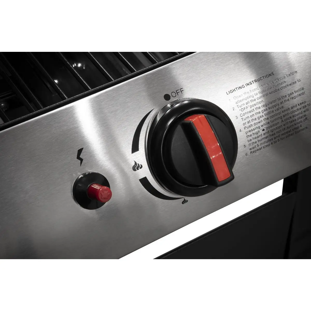 Dellonda 2 Burner Gas BBQ Grill with Ignition & Thermometer - Black/Stainless Steel - Image 10