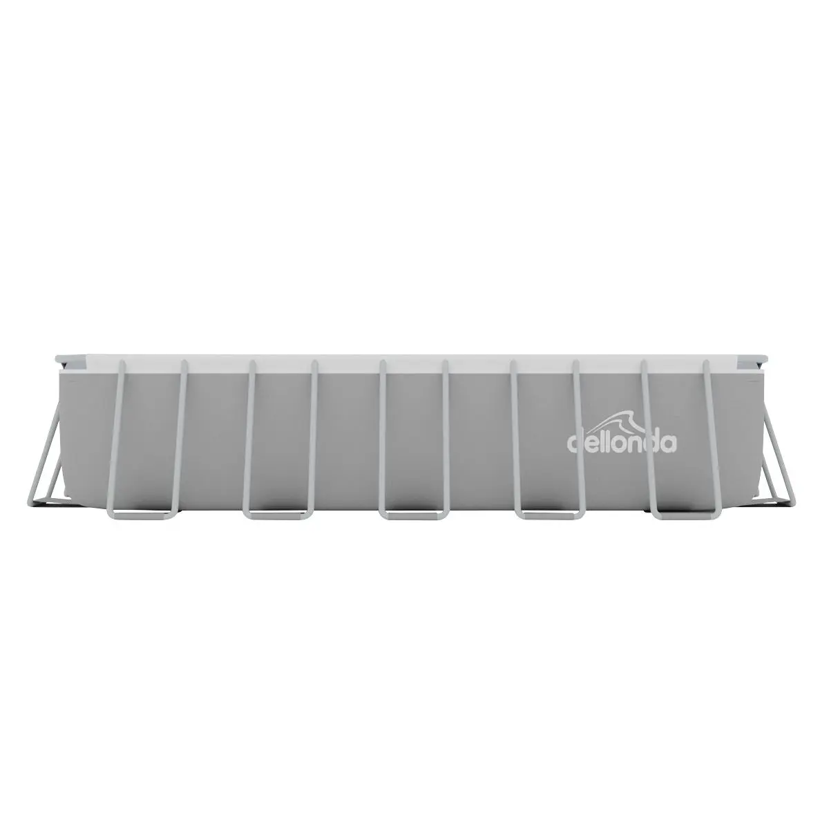 Dellonda 21ft Deluxe Steel Frame Swimming Pool, Rectangular with Step Ladder, Pool and Ground Covers and Filter Sand Pump - Image 7
