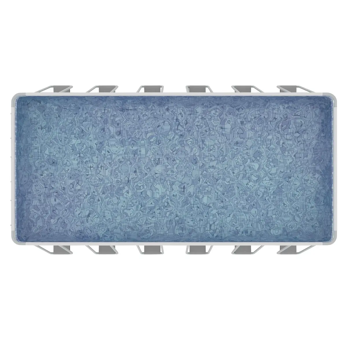 Dellonda 25ft Deluxe Steel Frame Swimming Pool with Step Ladder, Ground Covers and Filter Pump - Image 3