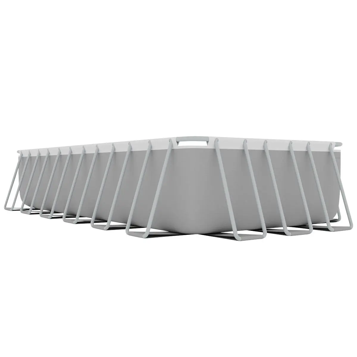 Dellonda 25ft Deluxe Steel Frame Swimming Pool with Step Ladder, Ground Covers and Filter Pump - Image 6
