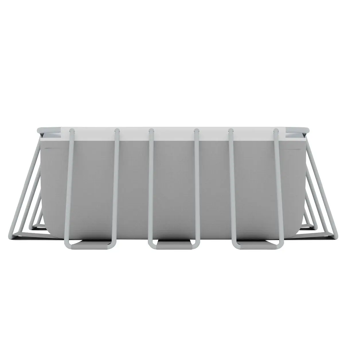 Dellonda 25ft Deluxe Steel Frame Swimming Pool with Step Ladder, Ground Covers and Filter Pump - Image 7