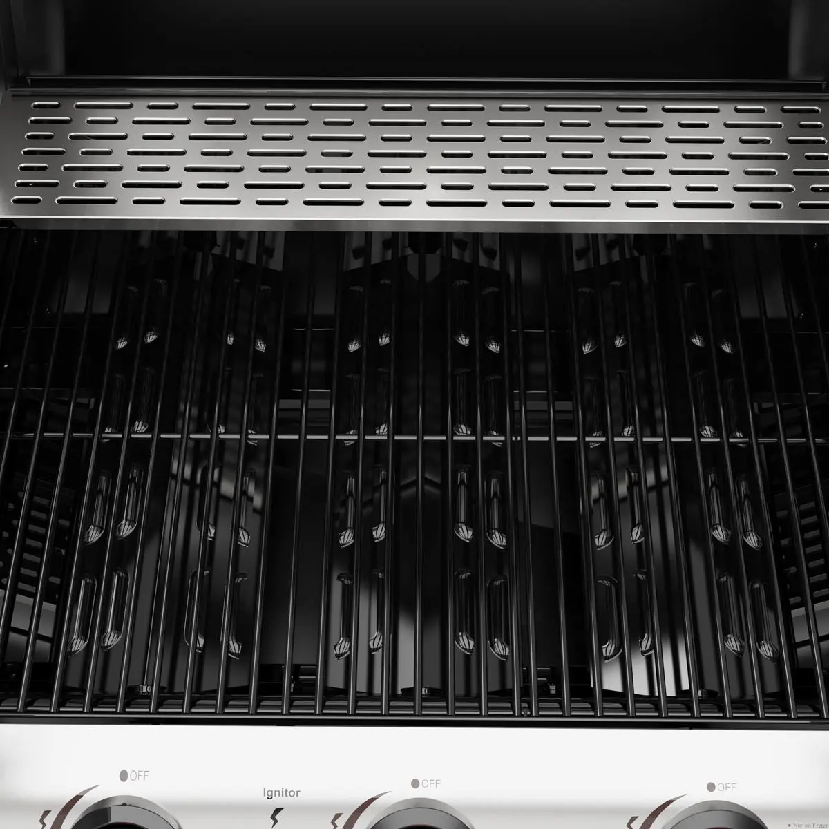 Dellonda 3 Burner Gas BBQ Grill, Ignition, Thermometer, Black/Stainless Steel - Image 12