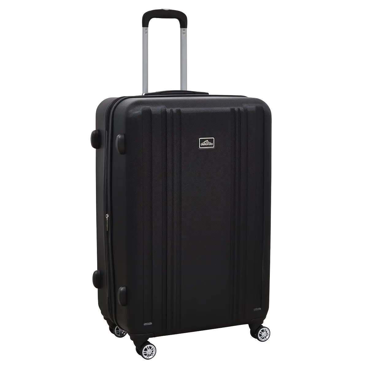 Dellonda 3-Piece Lightweight Luggage Suitcase Trolley Set ABS TSA Lock Black - Image 10