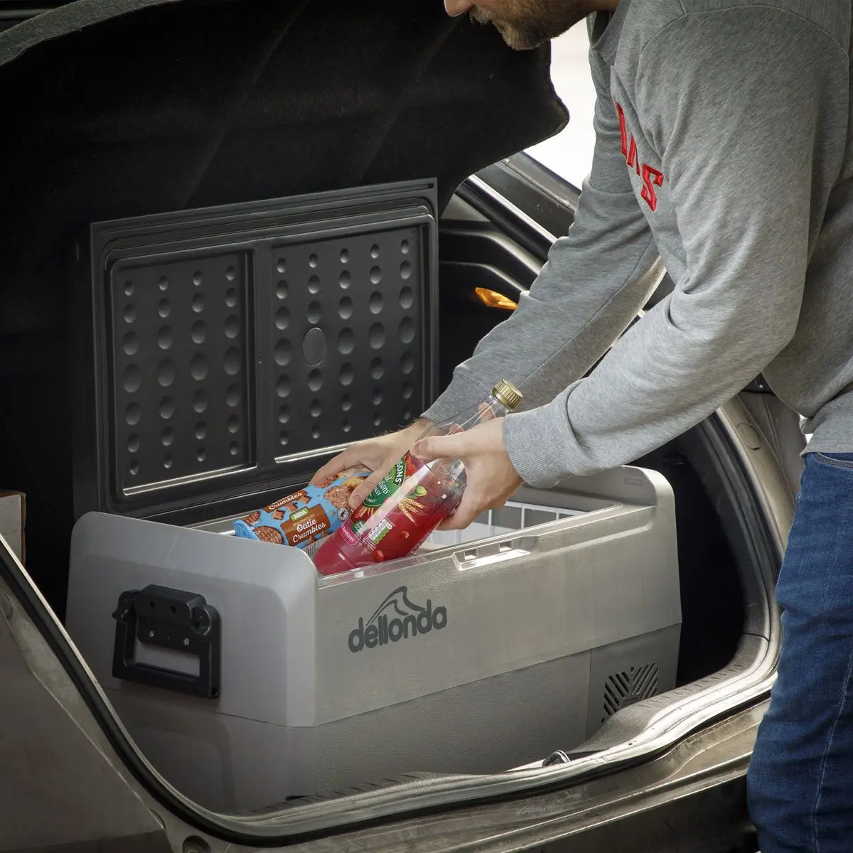 Dellonda 36L Portable Dual Zone Compressor Car Camping Fridge/Freezer 12/24V - Image 2