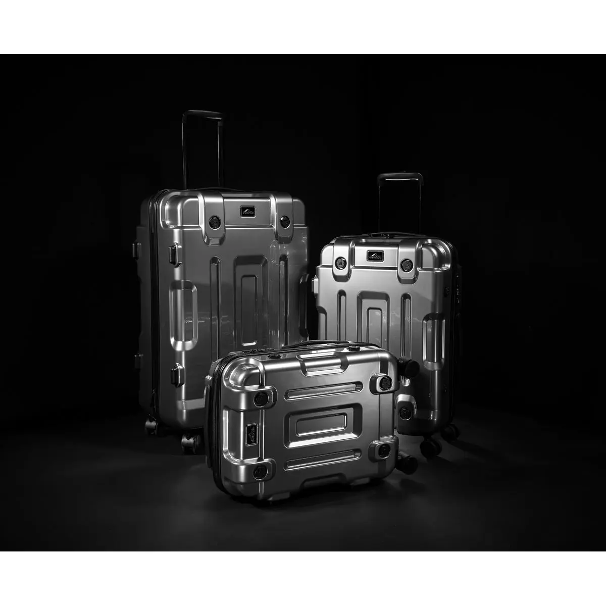 Dellonda 3pc Lightweight ABS Luggage Set  - 20", 24", 28" - Silver - DL9 - Image 16