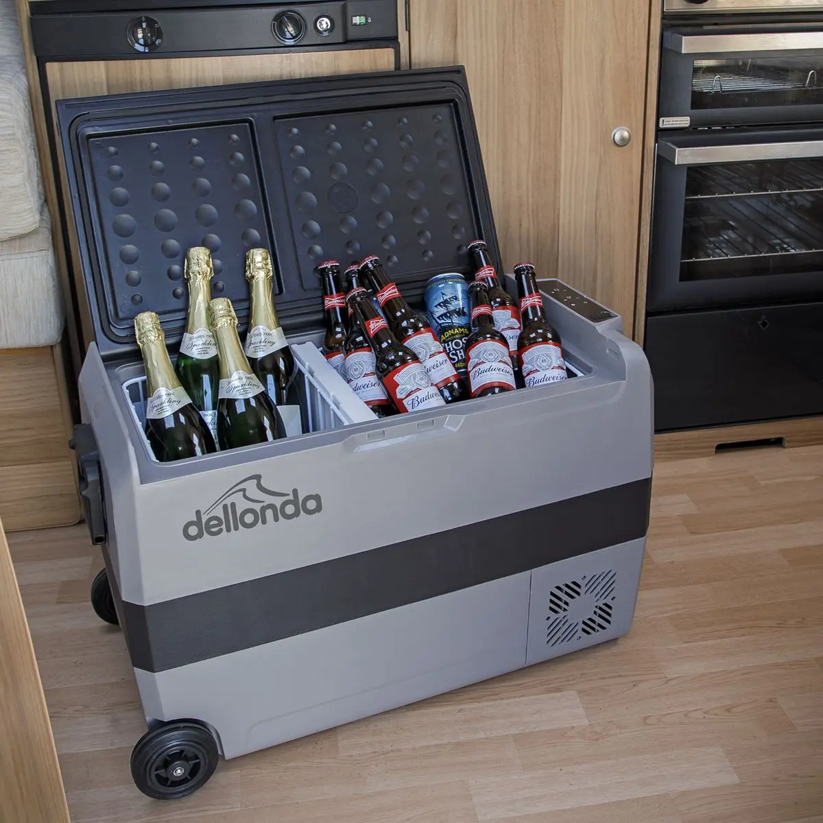 Dellonda 60L Portable Car Fridge, Freezer, 12/24/230V Dual Zone Compressor - Image 2