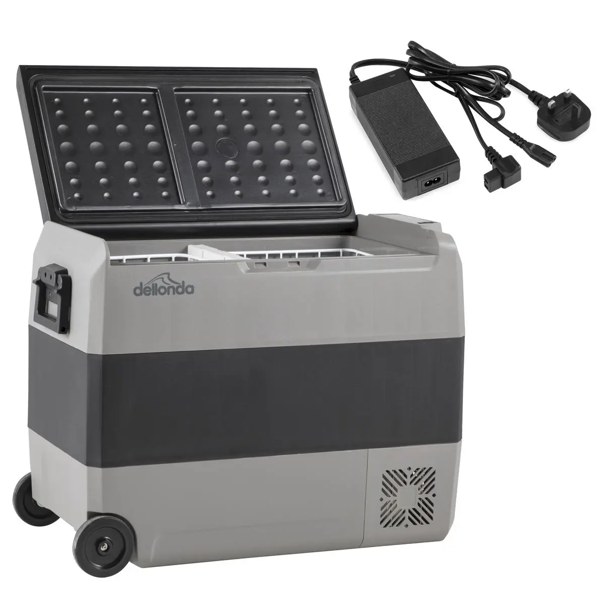 Dellonda 60L Portable Car Fridge, Freezer, 12/24/230V Dual Zone Compressor - Image 3