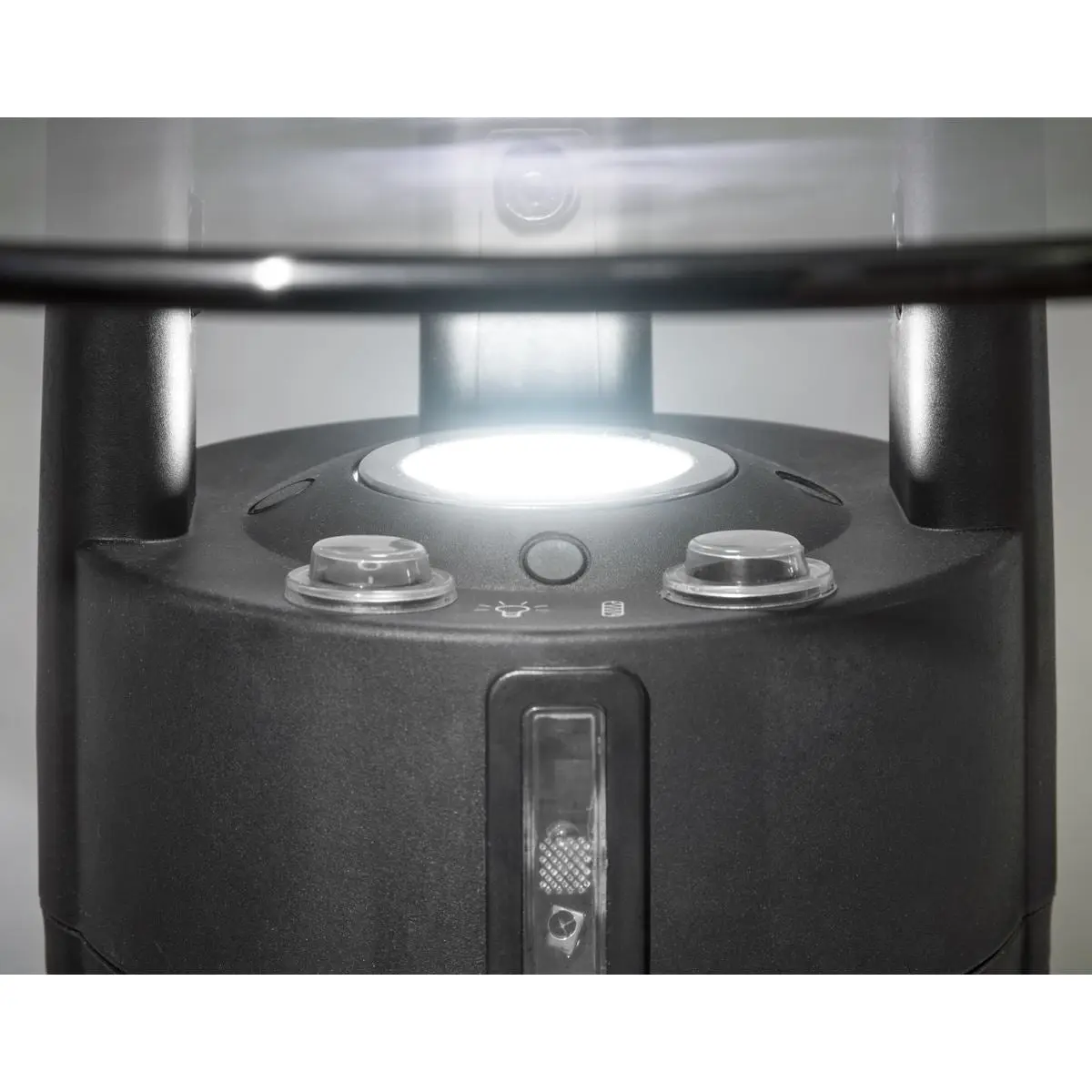 Dellonda Bistro Table with 1600W Heater, 95cm, Black/Stainless Steel - Image 6