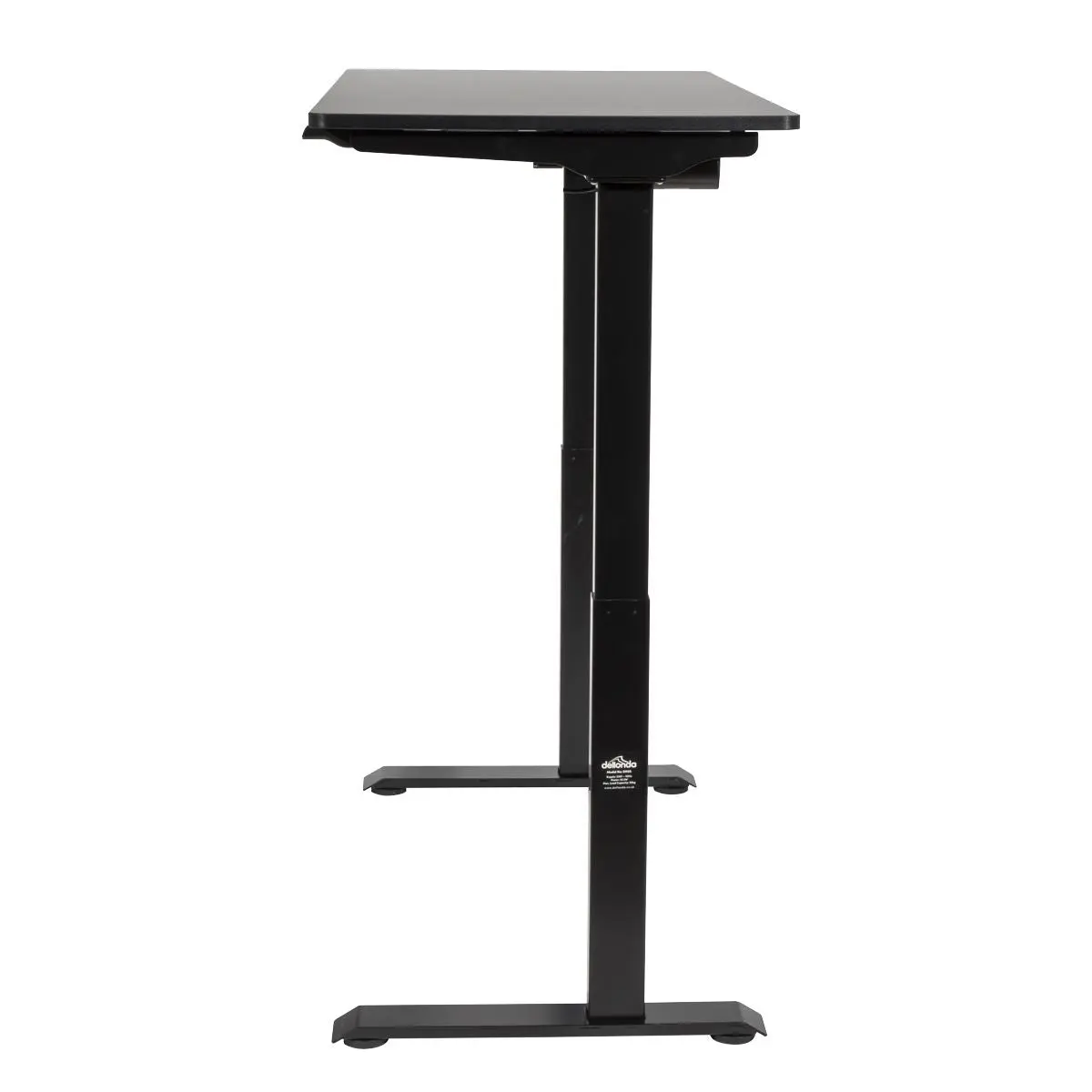 Dellonda Black Electric Adjustable Office Standing Desk, Quiet & Fast 1200x600mm - Image 4
