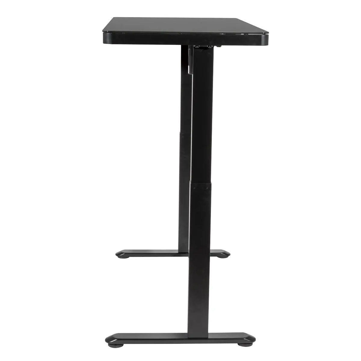 Dellonda Black Electric Adjustable Standing Desk with USB & Drawer, 1200 x 600mm - Image 4