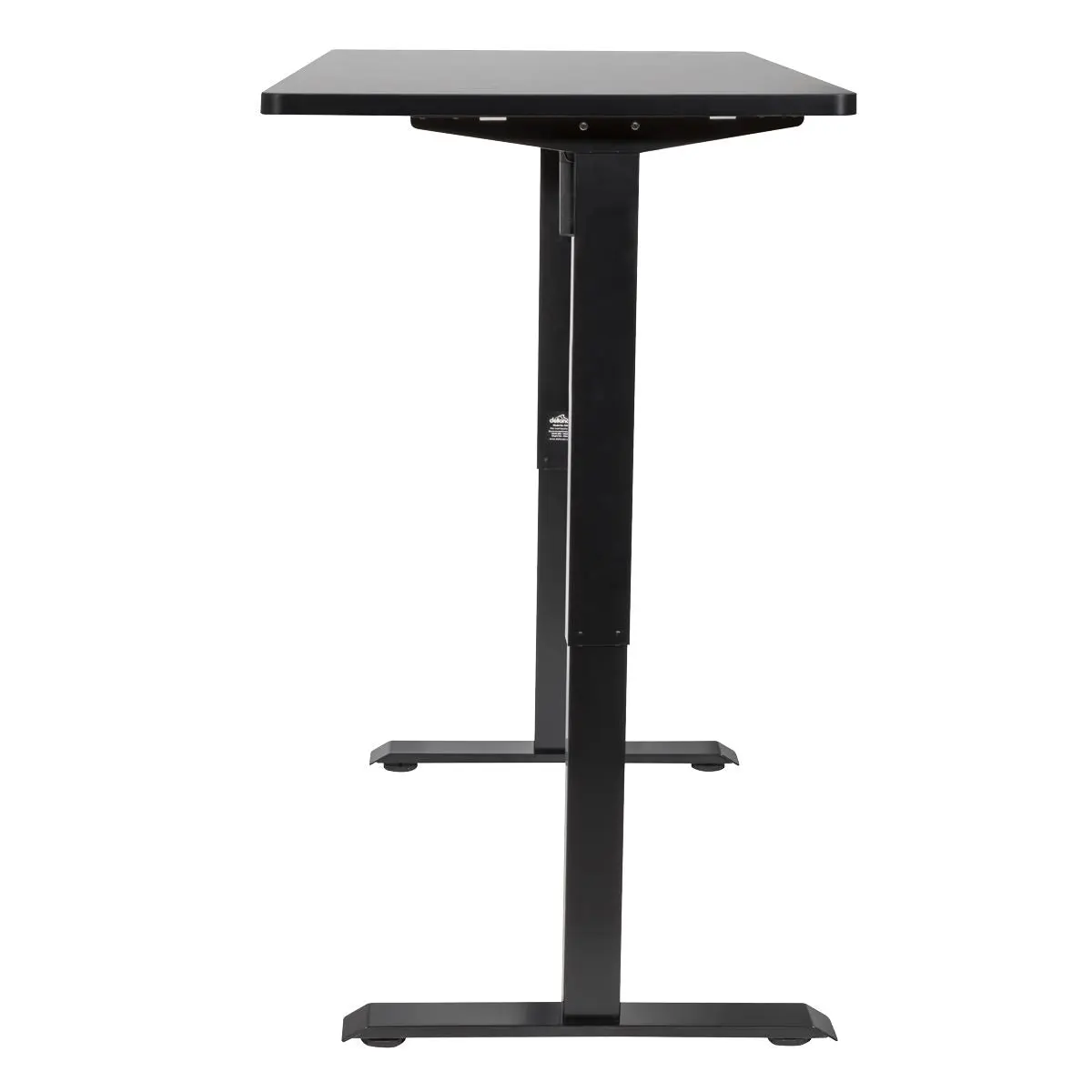 Dellonda Black Electric Height Adjustable Standing Desk with Memory, Quiet, 1400x700mm - Image 3