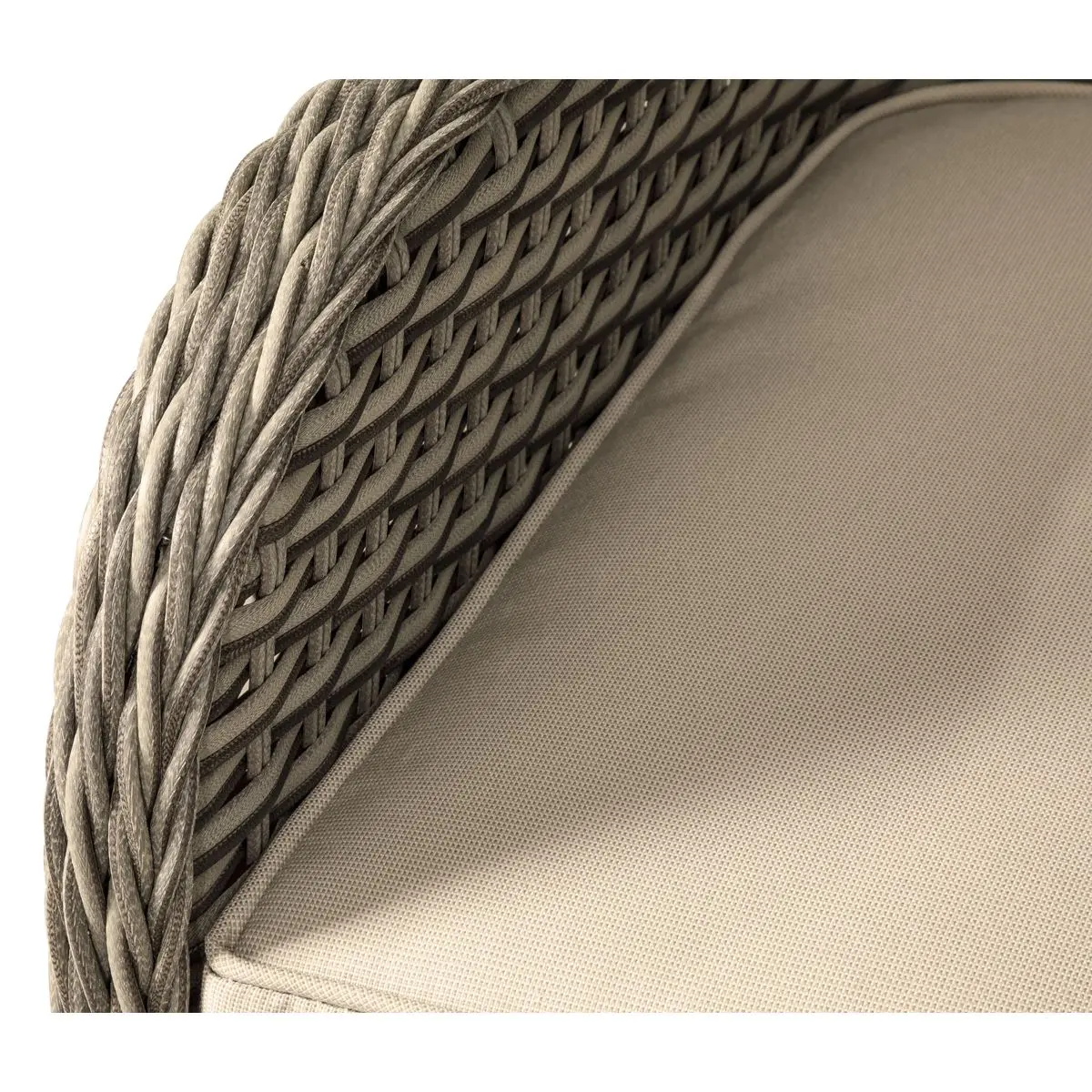 Dellonda Chester Rattan Wicker Outdoor Lounge Chairs with Cushion, Brown - Image 4