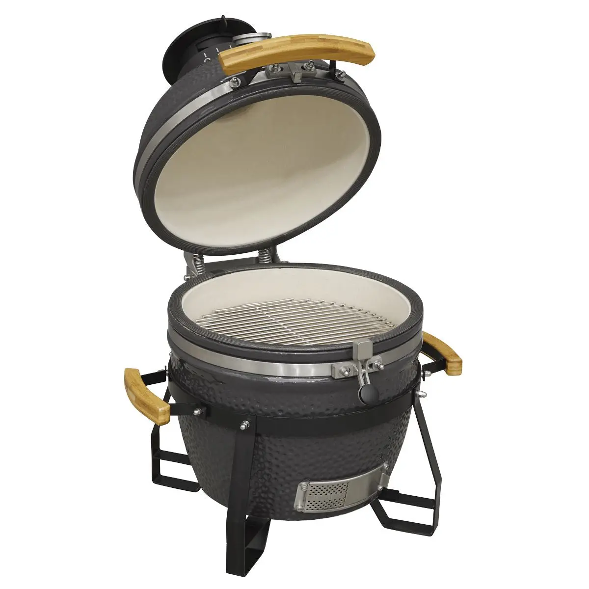 Dellonda Deluxe 16"(40cm) Ceramic Kamado Style BBQ Grill/Oven/Smoker - Image 9