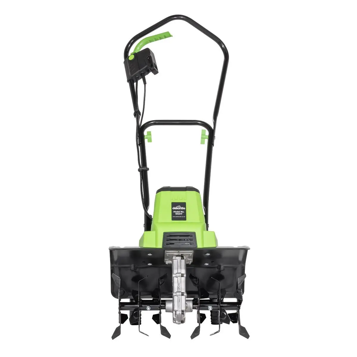 Dellonda Electric Tiller/Cultivator, 1500W Rotavator for Digging Garden Soil, Electric Weeder 40cm Working Width, 6 Blades, 10m Power Cable, Foldable Frame - Image 6