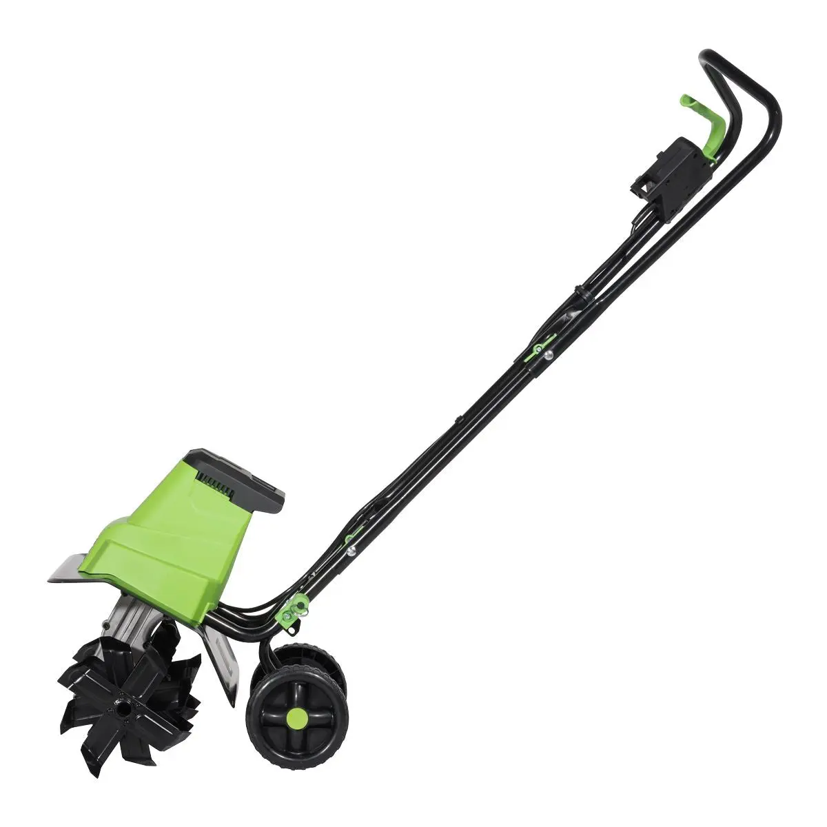 Dellonda Electric Tiller/Cultivator, 1500W Rotavator for Digging Garden Soil, Electric Weeder 40cm Working Width, 6 Blades, 10m Power Cable, Foldable Frame - Image 7