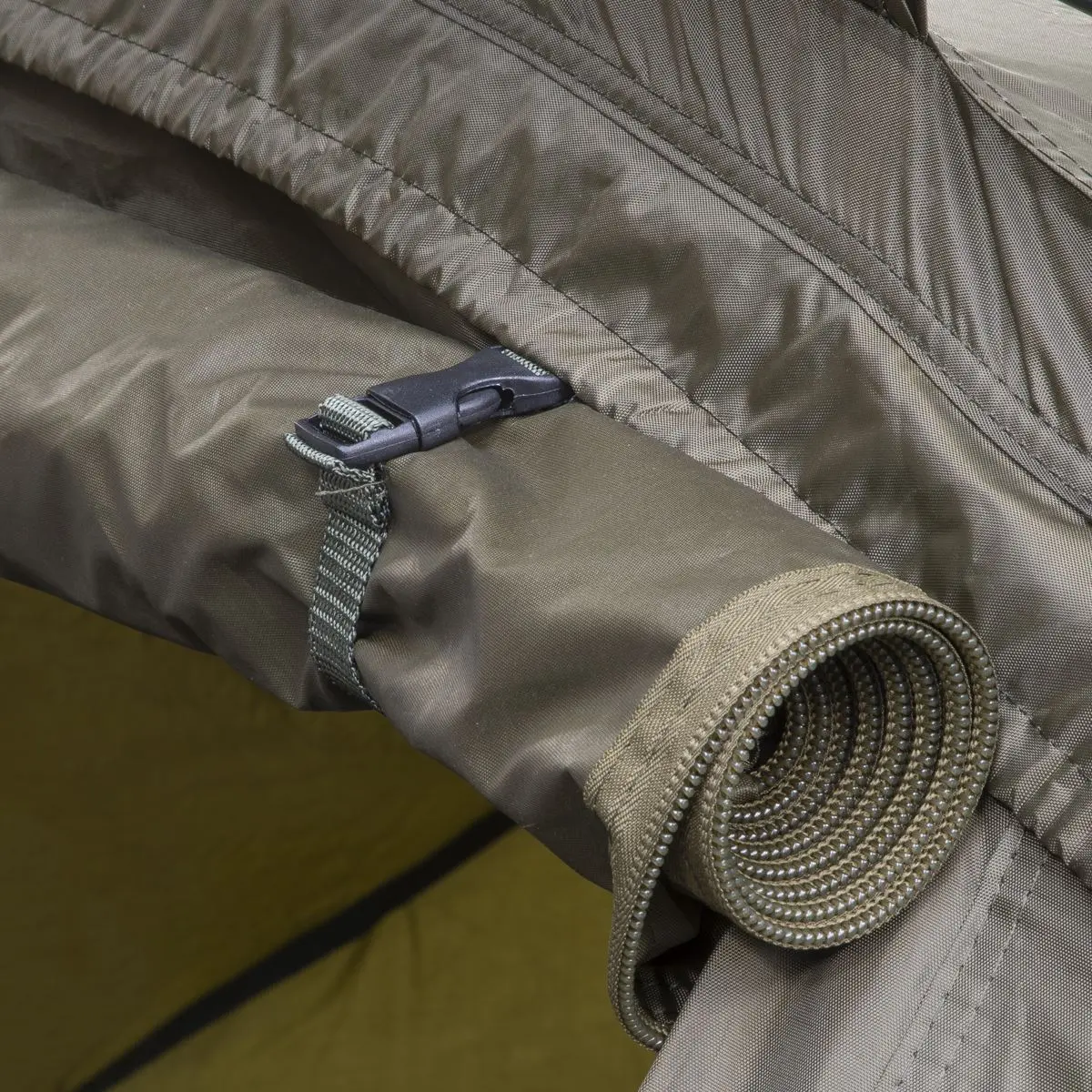 Dellonda Fishing Bivvy Carp Tent Lightweight 2-Man Waterproof & UV Protection Quick Assembly Pre-Threaded Poles with Ground Sheet & Heavy Duty Ground Pegs - Image 6