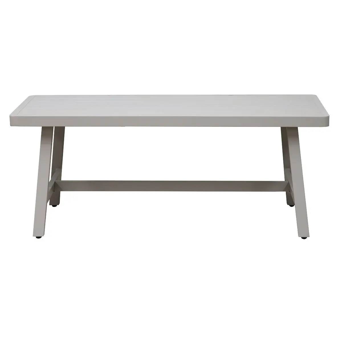 Dellonda Fusion 4-Piece Outdoor Garden Corner Sofa & Coffee Table Set, Aluminium - Image 9
