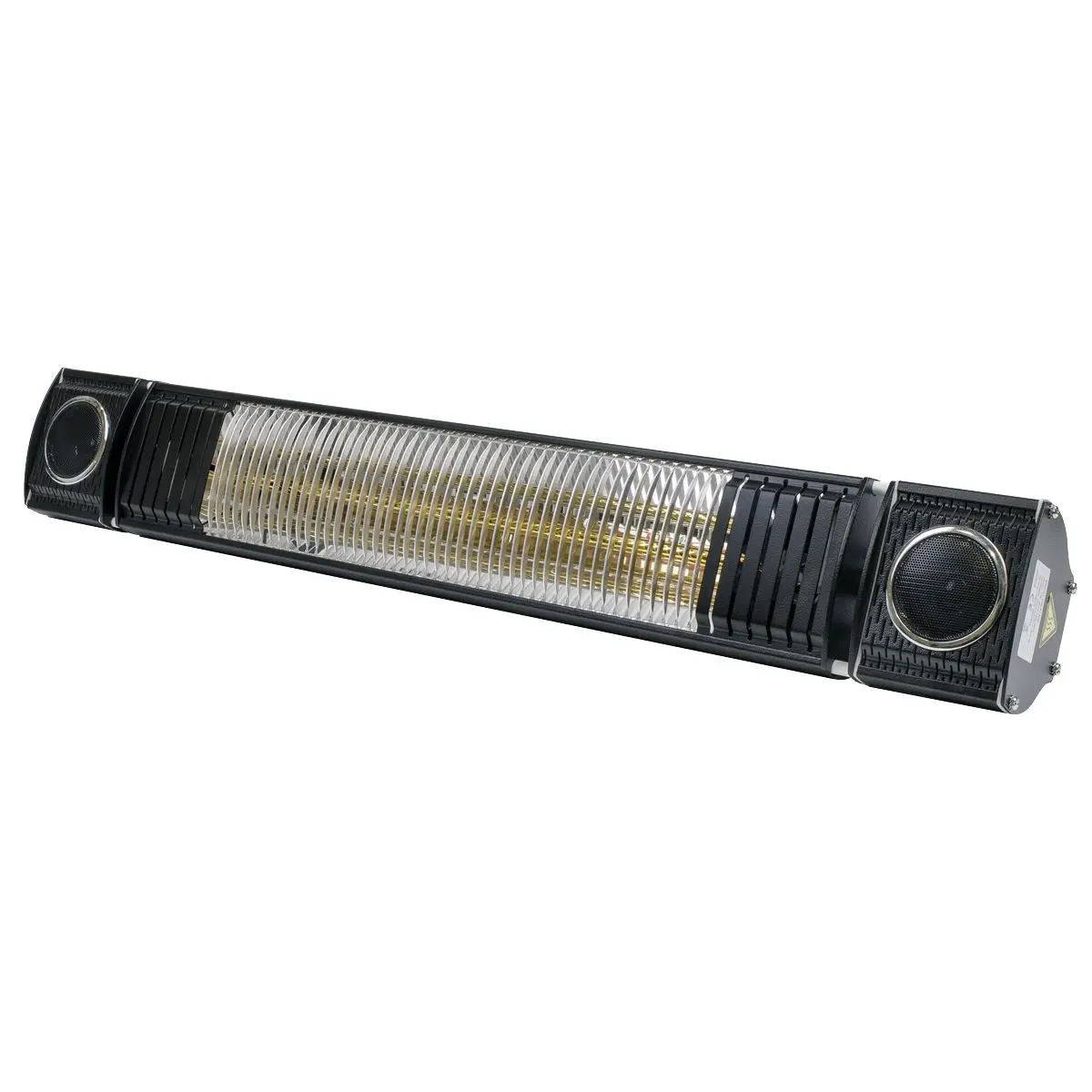 Dellonda Infrared Outdoor 2000W Patio Heater with Speakers for Music, Black - Image 11