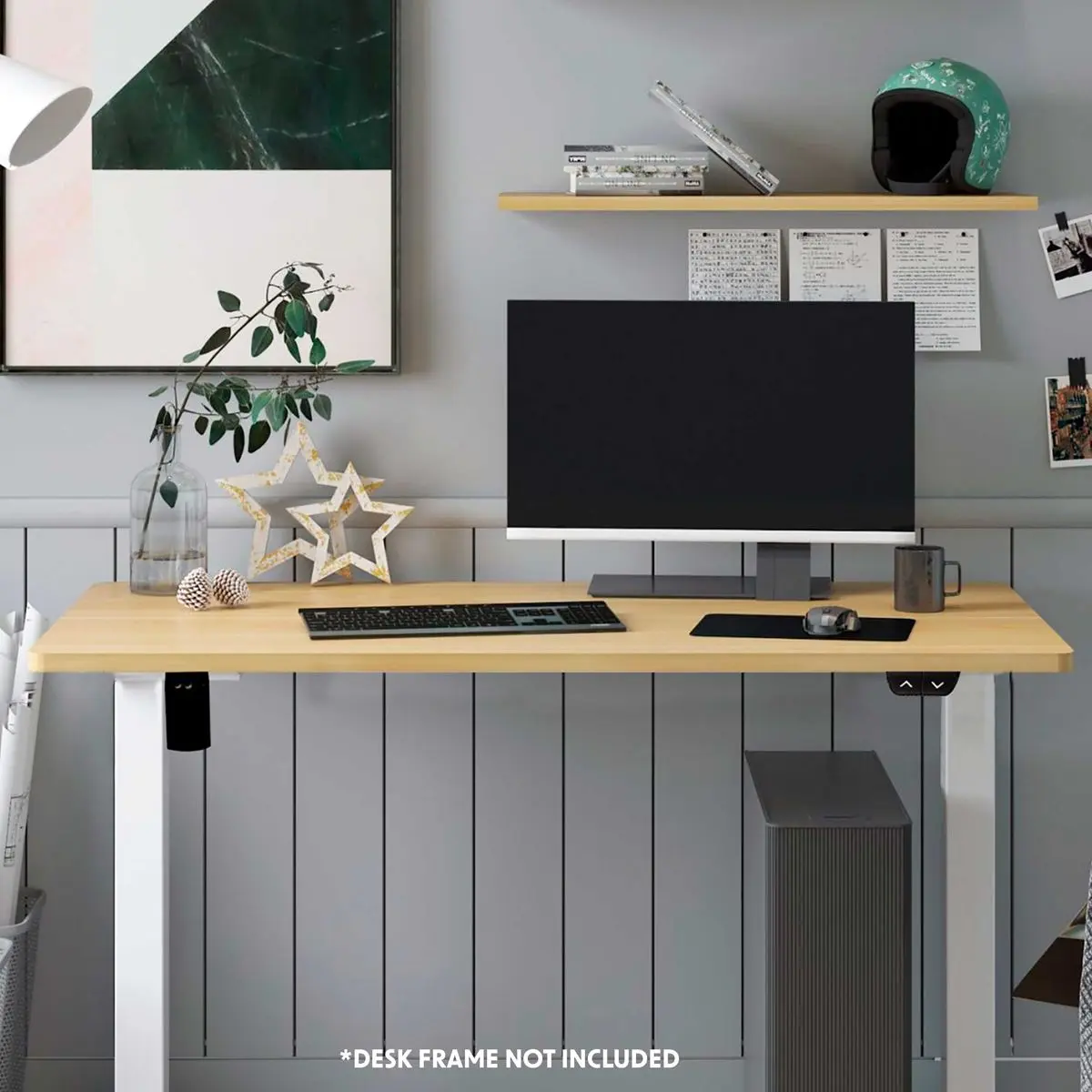 Dellonda Oak Rectangular Desktop 1400 x 700mm, 1" Thickness - DH20 - Image 5